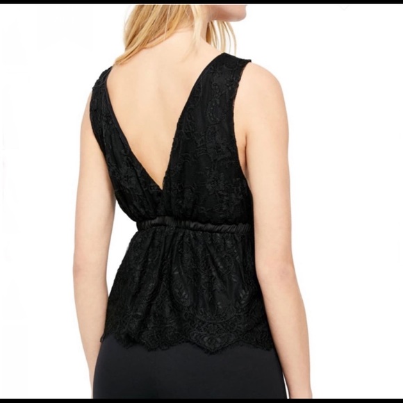 Closet Clear Out! ❤️ NWT! Free People ‘Chante’ black lace tank - Picture 12 of 12